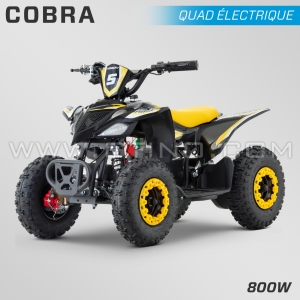 QUAD ENFANT ÉLECTRIQUE | HIRO COBRA 800W | JAUNE