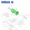 Moyeu à roulements d'axe - YFM 250