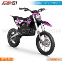 DIRT BIKE ENFANT ÉLECTRIQUE | XTRM NRJ 1600W | ROSE