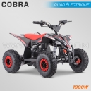 QUAD ENFANT ÉLECTRIQUE | HIRO COBRA 1000W | ROUGE