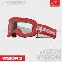 Masque "VISION 3" WORDMARK | RED | ALPINESTARS