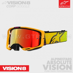 Masque "VISION 8" CORP | Yellow/Pink | ALPINESTARS