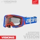 Masque "VISION 8" WORDMARK | Blue/Orange | ALPINESTARS