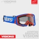 Masque "VISION 8" WORDMARK | Blue/Orange | ALPINESTARS