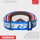 Masque "VISION 8" WORDMARK | Blue/Orange | ALPINESTARS