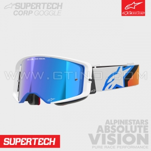 Masque "SUPERTECH" CORP | Blue/Orange | ALPINESTARS