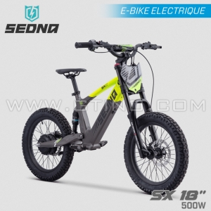 E-BIKE | Draisienne électrique | SX18" YELLOW by SEDNA