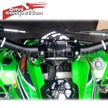 Pontet aluminium sur silent bloc "BLACK" by SILVERTEC