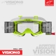 Masque ROLL-OFF "VISION 8" WORDMARK | White/Fluo | ALPINESTARS