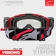 Masque ROLL-OFF "VISION 8" LUAR | Red/Black | ALPINESTARS